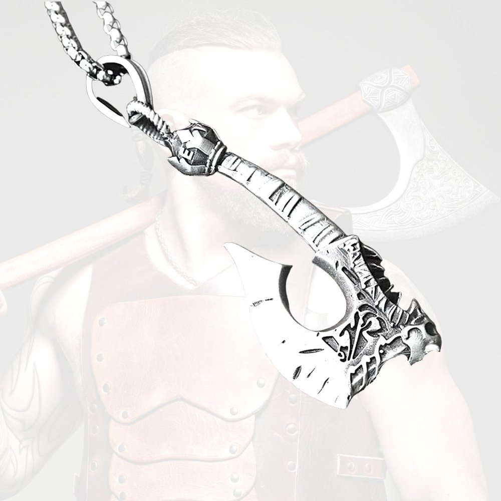 Viking Axe Style of Exquisite Stainless Steel Pendant
